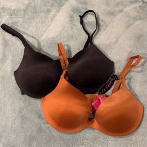 La Senza Black and Brown Bra Set